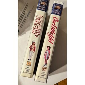 Shirley Temple FOX Family Feature VHS Lot (Our Little Girl, The Poor Little Rich